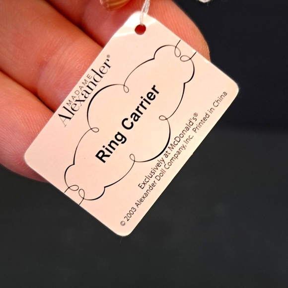 Vintage 2003 Madame Alexander "Ring Carrier " McDonald's toy - Picture 4 of 4